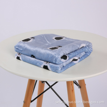 Polyester 300gsm MOQ 50 Digital printing flannel fleece throw blanket